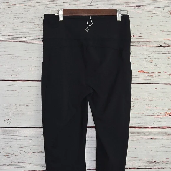 NWT BSP Black Flare Leggings Women’s Size Large Media Pocket Yoga Athletic Pants - Picture 12 of 15